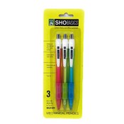 Wholesale - MECHANICAL PENCIL- TWO TONE CUSHION GRIP 3 PACK, UPC: 816258020840